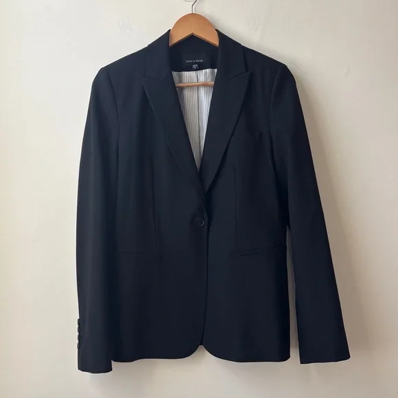 🇨🇦 Judith & Charles Lightweight Wool Blazer - Picture 7 of 10